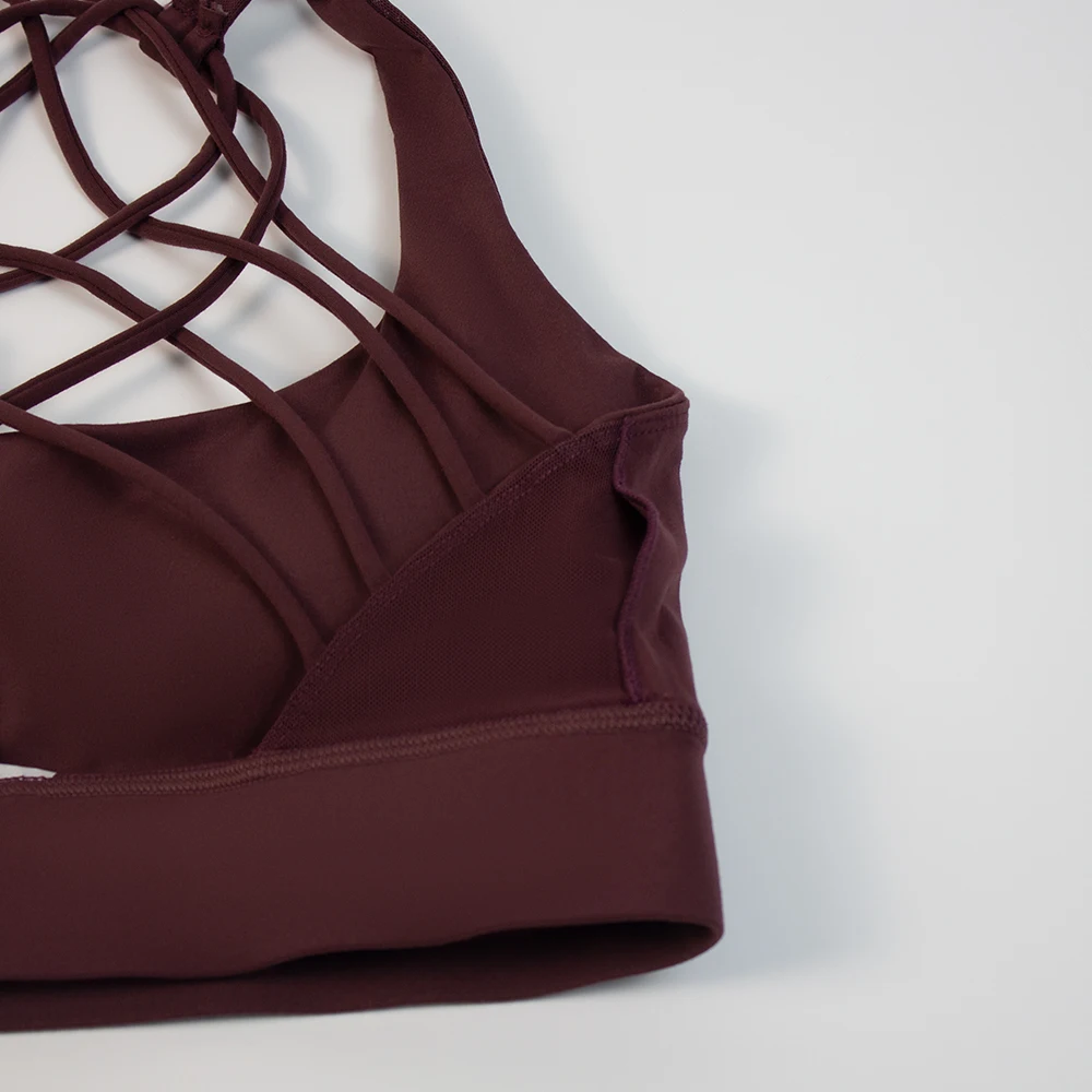 Женский спортивный бюстгальтер Lulu Align однотонный женский нижнее белье для