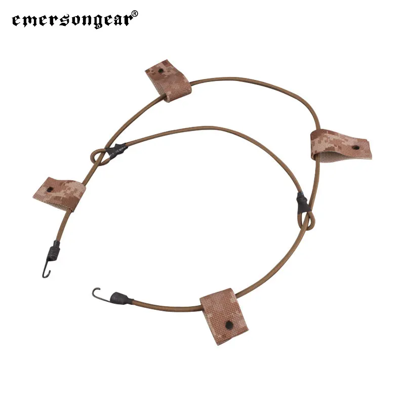 Emersongear Тактический шлем Резиновая лента эластичный набор для шлема Улучшенный