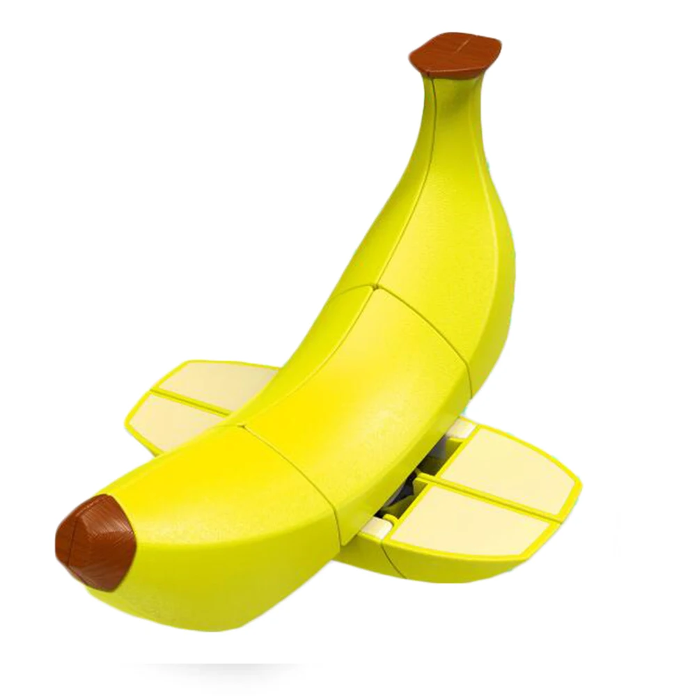 Развивающие фрукты магический куб головоломка Банан яблоко лимон 2x2x3 неравная