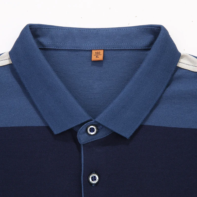 По сравнению с Размеры d Дышащие футболки Polo для мужчин новая летняя 95% хлопковая