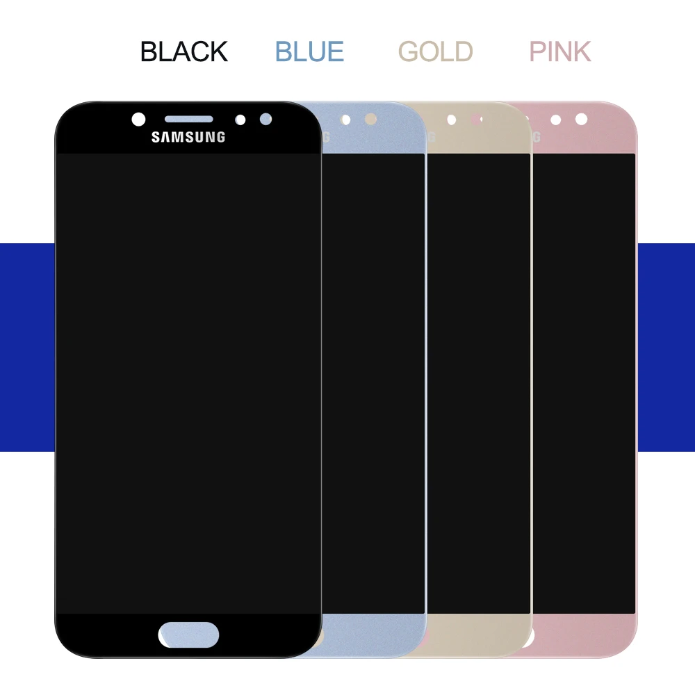 Тест 5," супер AMOLED дисплей для SAMSUNG Galaxy J7 Pro J730 J730F ЖК дигитайзер сборка запасные части