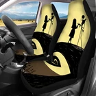 Чехлы на сиденья AIMAAO с анимационным принтом на заказ, удобный комплект украшений, аксессуары для защиты автомобиля, простая установка