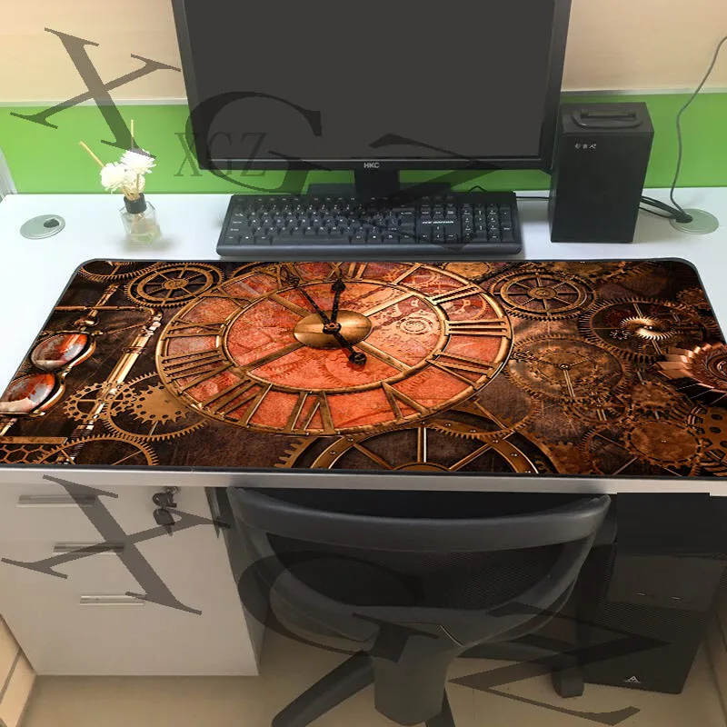 XGZ большой игровой Мышь Pad Скорость черный Стопорная кромка анимации Шестерни