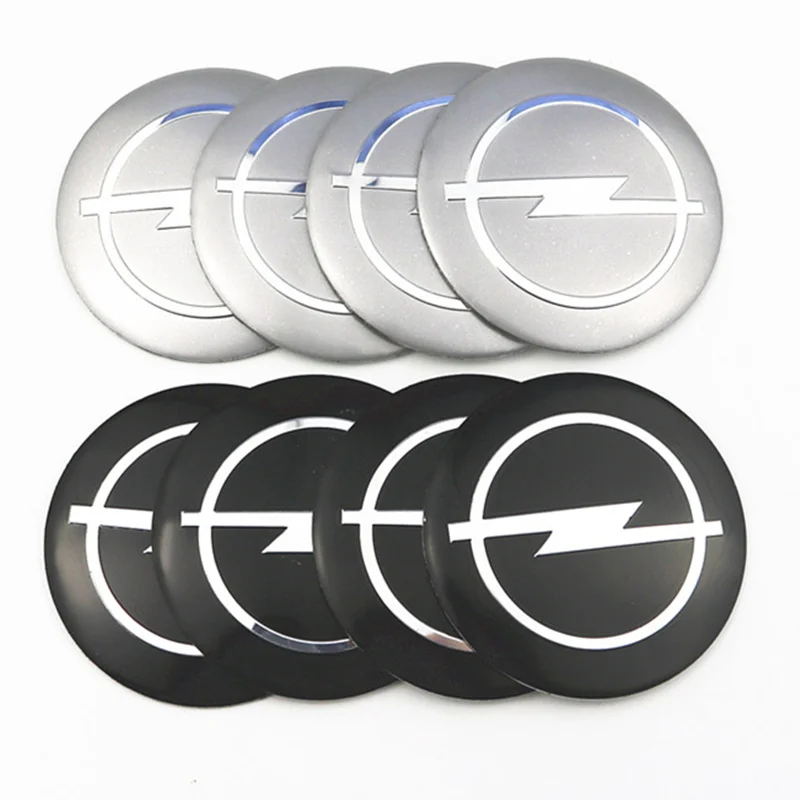 4 шт. наклейки на колпачок центральной ступицы колеса 56 5 мм эмблемы для Opel astra h g