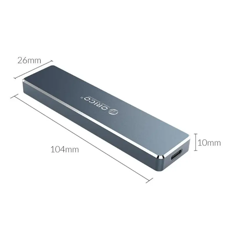 ORICO USB 3,1 type-C HDD Box Корпус для жесткого диска 5 Гбит/с Алюминиевый сплав M.2 NGFF SSD корпус для Windows Mac OS Linux PC