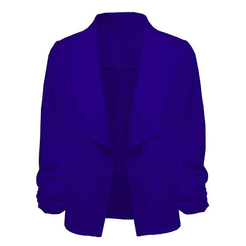 Женский маленький костюм с длинным рукавом осенние короткие блейзеры тонкие