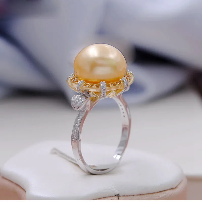 MeiBaPJ высококачественное большое женское регулируемое кольцо из серебра 925 пробы