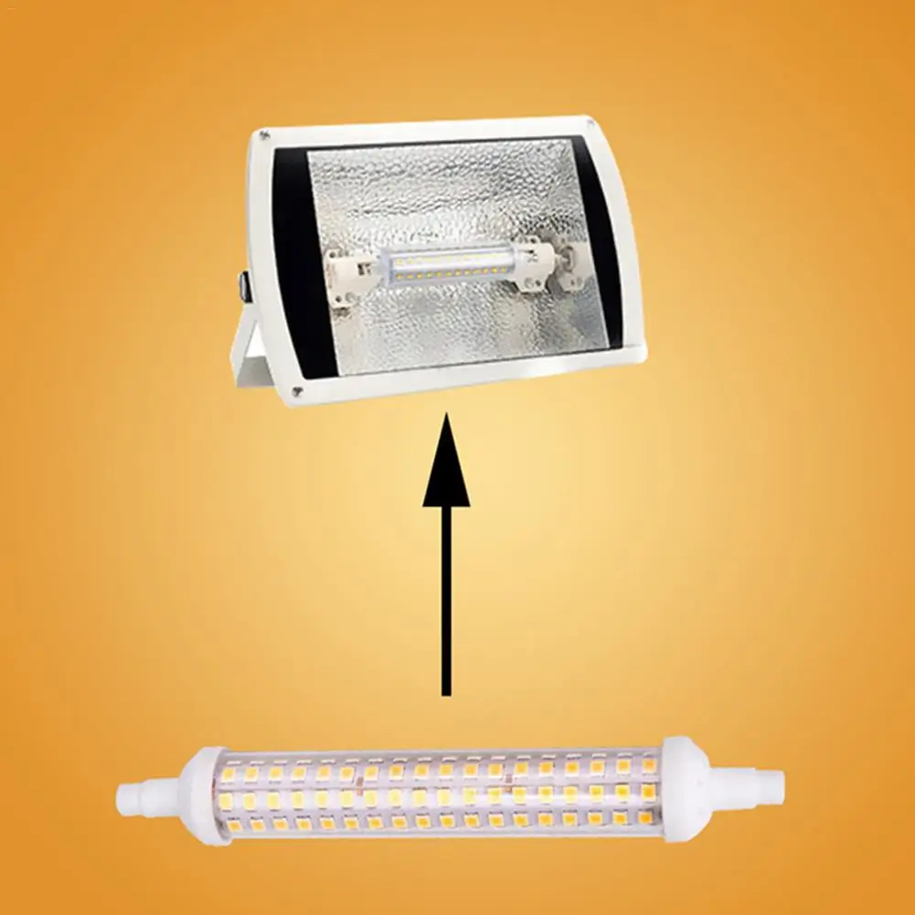 Новый 80 шт. светодиодный светильник с регулируемой яркостью R7S типа кукурузы 2835 SMD