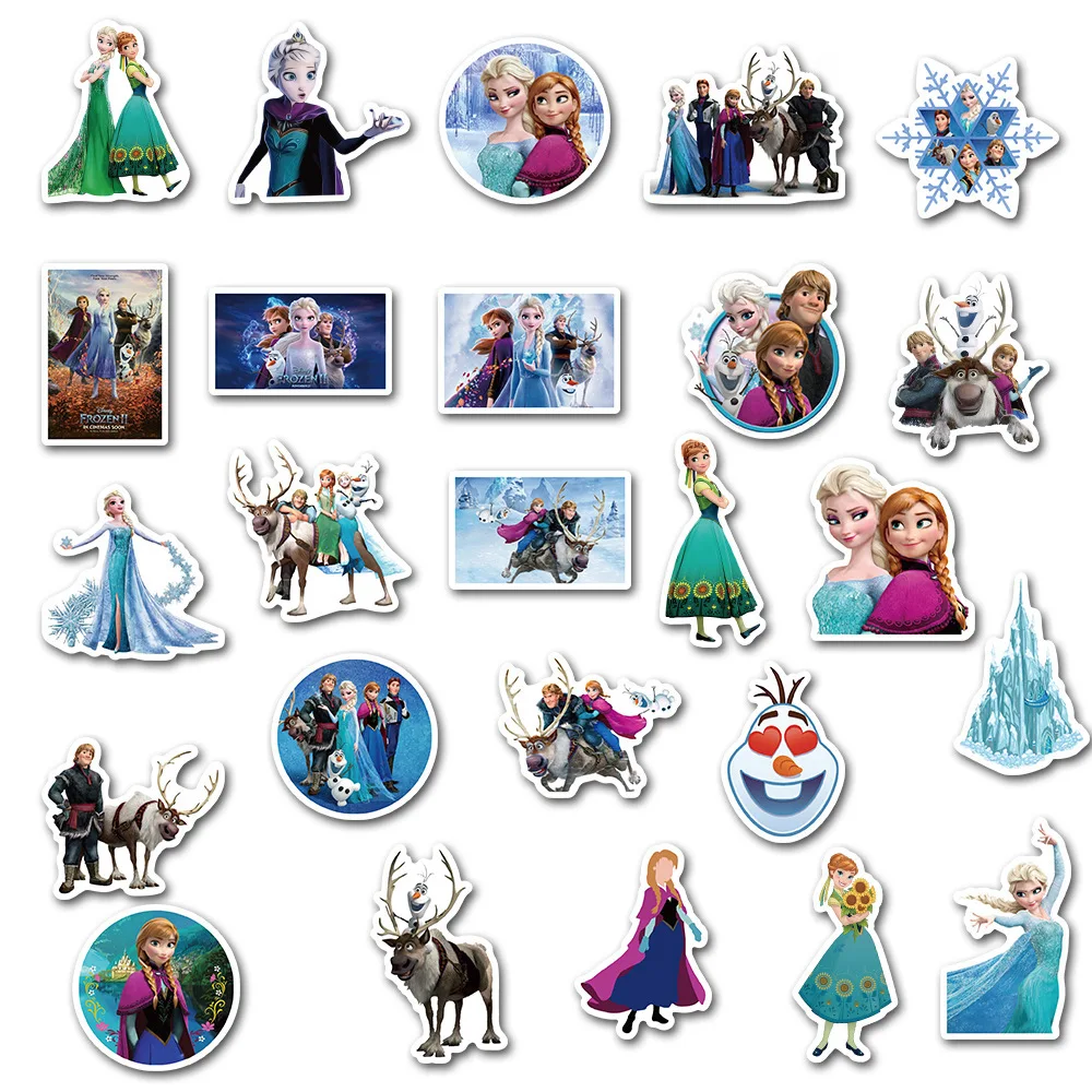 

Disney Frozen Anna and Elsa Princess Birthday Party Decorations sticker Silng Kids Disposable Balloons Birthday Party Supplies