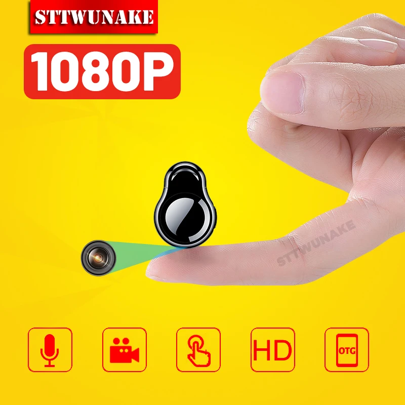 

Мини-камера STTWUNAKE 1080P HD, Цифровой Диктофон DV, профессиональный маленький микрозвук, диктофон, секретная домашняя камера