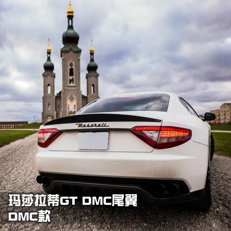 Carbon Fiber car rear trunk boot lip spoiler wing for Maserati GranTurismo GT 2 Door flat 06-11 Non Convertible | Автомобили и