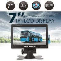 7 hd screen car monitor usb tf card video player for reverse rearview camera dvd security monitor parking assistance