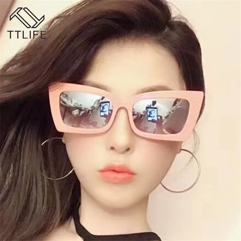 Женские винтажные солнцезащитные очки TTLIFE модные роскошные кошачий глаз