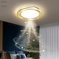 simple round goldblackwhite new led modern chandeliers lights living dining room bedroom home indoor lighting lamp with remote