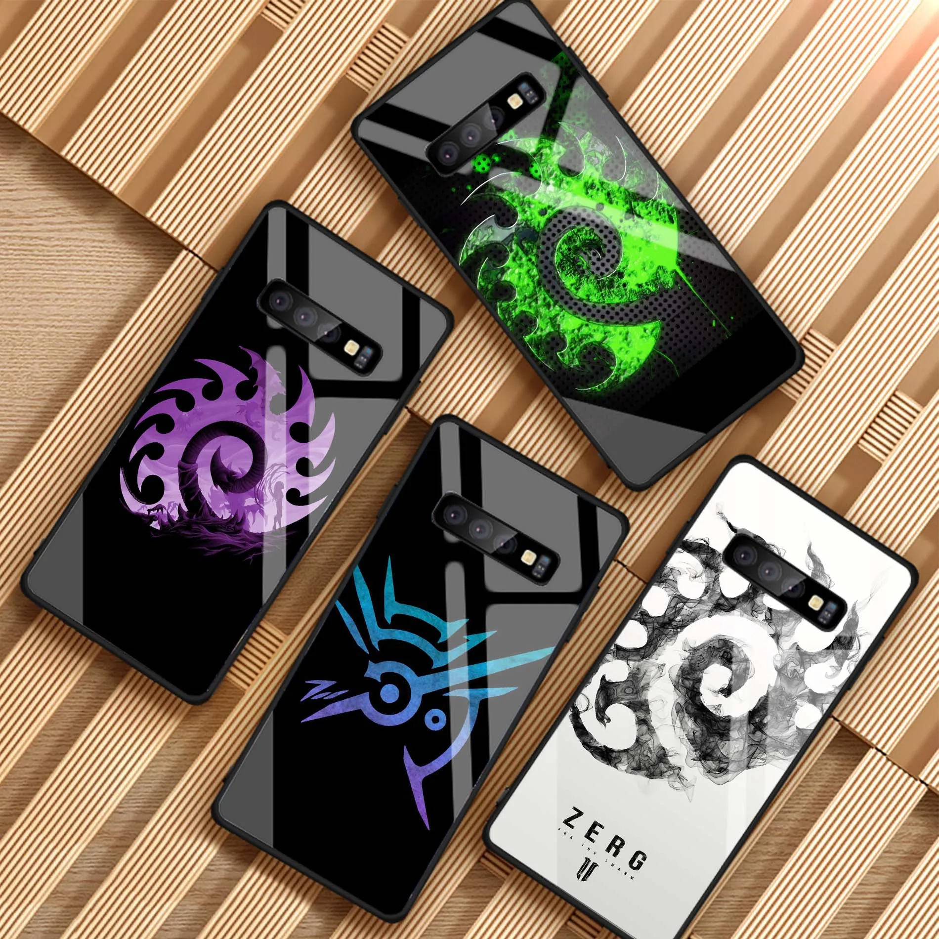 Starcraft 2 zerg протосс художественный тонкий для Samsung Galaxy NOTE 8 9 S8 S9 S10 PLUS A6 A6P A8 A8P J6 J8 2018
