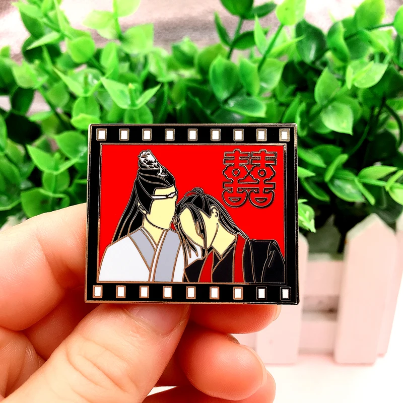 1 шт. значок-брошь Wei Wuxian Lan Wangji из металла | Тематическая одежда и униформа