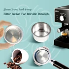 Фильтр-корзина для кофе Breville Delonghi, фильтр Крупс, без давления, кухонные аксессуары