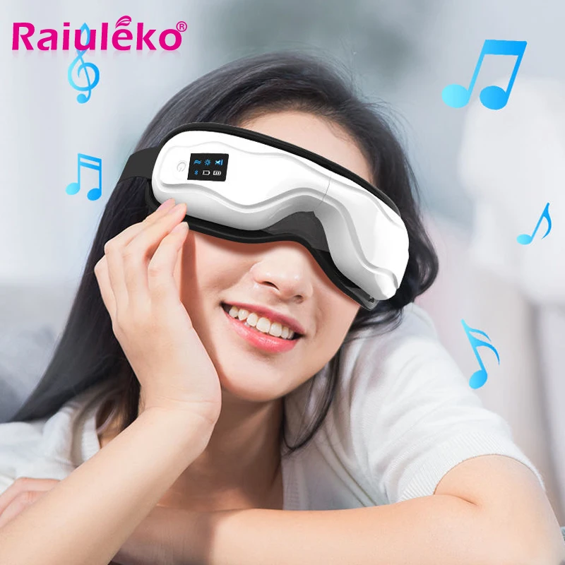 Bluetooth массажер для глаз против морщин массаж усталых компрессионные очки с