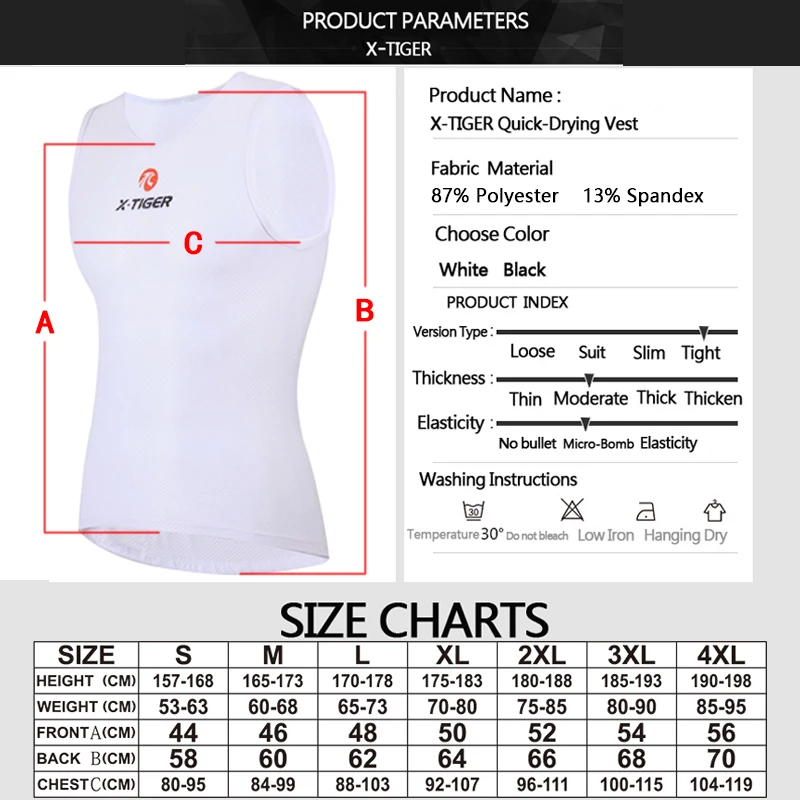 X-Tiger Men's Cycling Base Layers 2021 MTB Bike Cool Mesh Superlight Vest Breathable Short Sleeves Shirt Undershirt | Спорт и