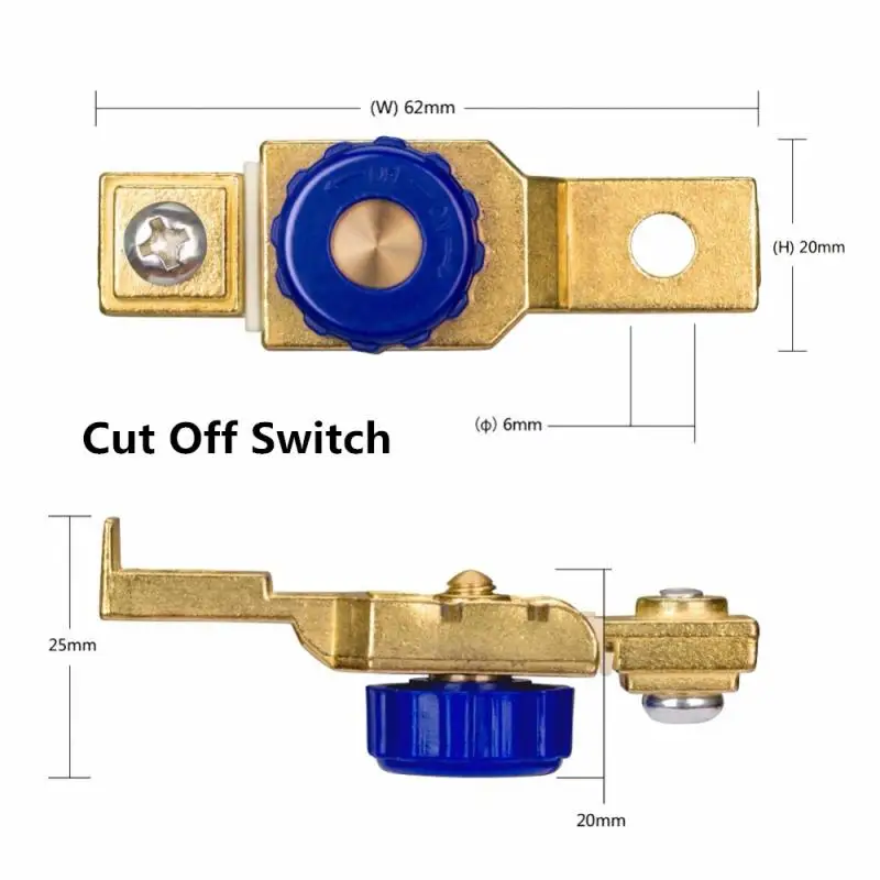 Универсальные быстросъемные аккумуляторные зажимы клемм 12 В выключатель