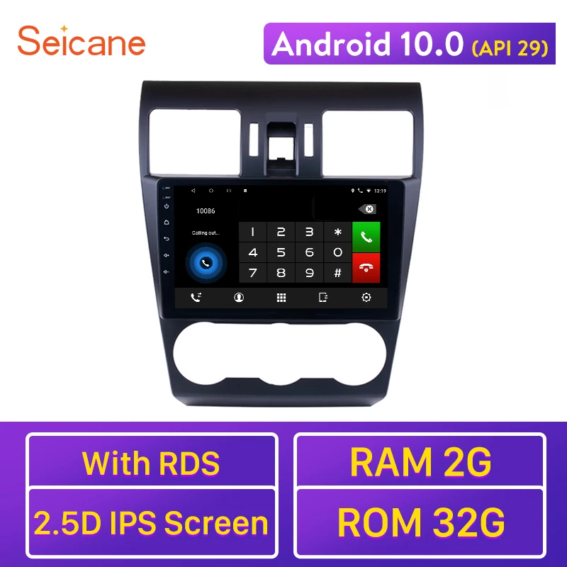 Автомобильный радиоприемник Seicane ОЗУ 2 Гб Android 10 0 GPS навигация 2din основной плеер