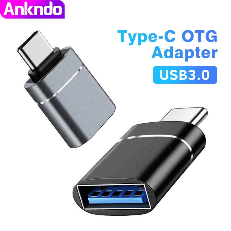 

ANKNDO Usb C Otg Adapter Usb3.0 Data Transmission Connect Type C To Usb 3.0 Converter For Macbook Pro Air Samsung Huawei Xiaomi