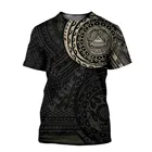 2021 летние мужские и женские мужские этнические Гавайские уличные футболки Harajuku с 3D принтом