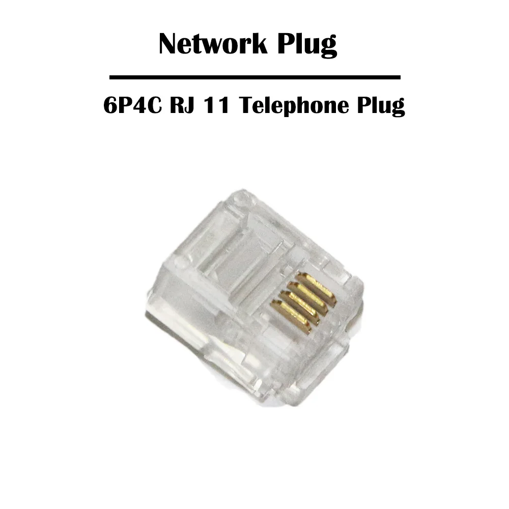 200/300/400/500/700 шт. 6P4C RJ 11 сетевая телефонная розетка сеть Ethernet Fluke прошла 1u