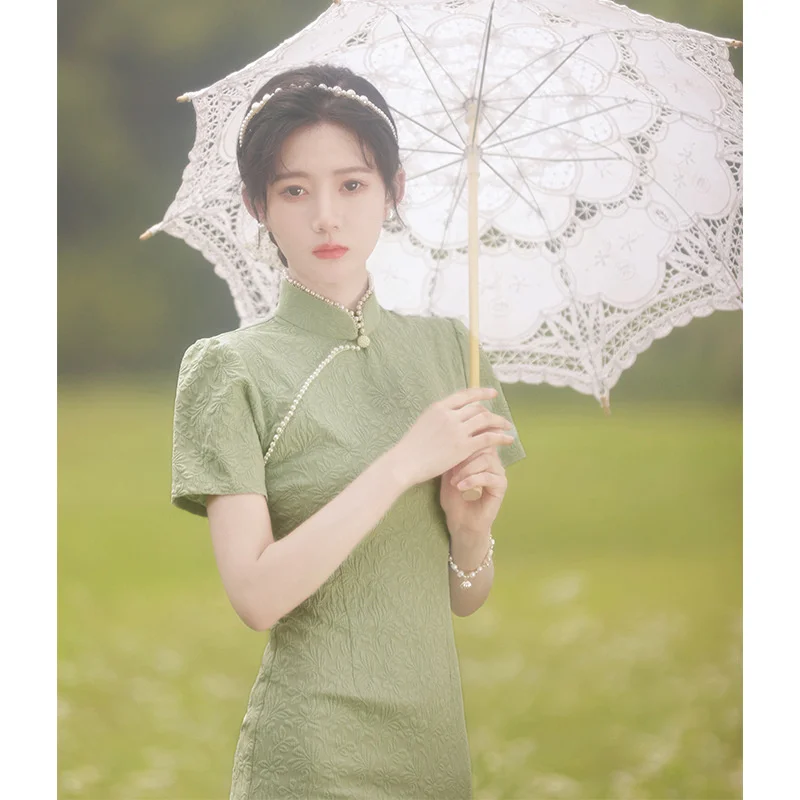 

Элегантное китайское традиционное платье Ципао 2 цветов, современное черное платье-Ципао, привлекательное китайское традиционное платье, элегантное платье