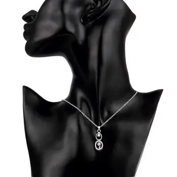 

Hollow Art Purple Blue Zircon Lady Necklace SPN098 Pagan Bulk Items Wholesale Iced Out Pendant Jewelry Pendants Pendulum