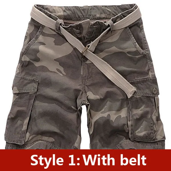 1 Deep Camouflage Лето Новое поступление мужские шорты Карго, хлопковые короткие штаны дизайнерские камуфляжные брюки 11 цветов Размер S M L XL XXL XXXL C888 - Цвет: 1 Deep Camouflage
