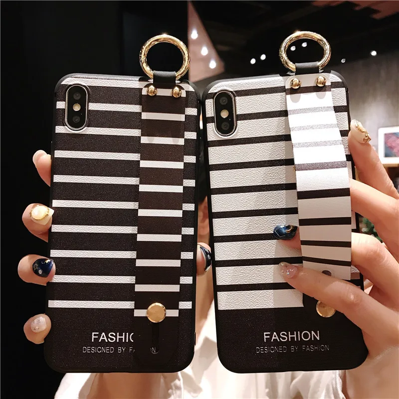 

Wrist Strap Cover For Samsung S20 Ultra Case Ring bracket Phone Cover For Samsung S20 S8 S9 S10 S10E A51 A71 Note 9 10 Plus Case
