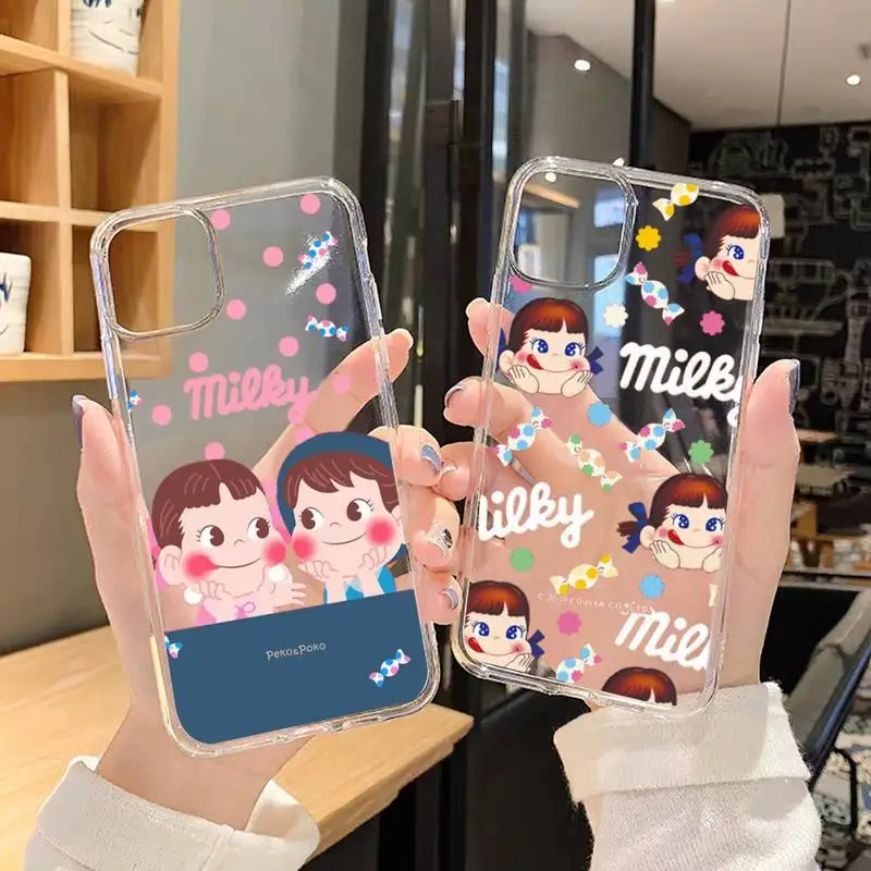 Чехлы для телефонов Sweet Peko молоко молочного цвета прозрачные чехлы iPhone 6 7 8 11 12 s mini