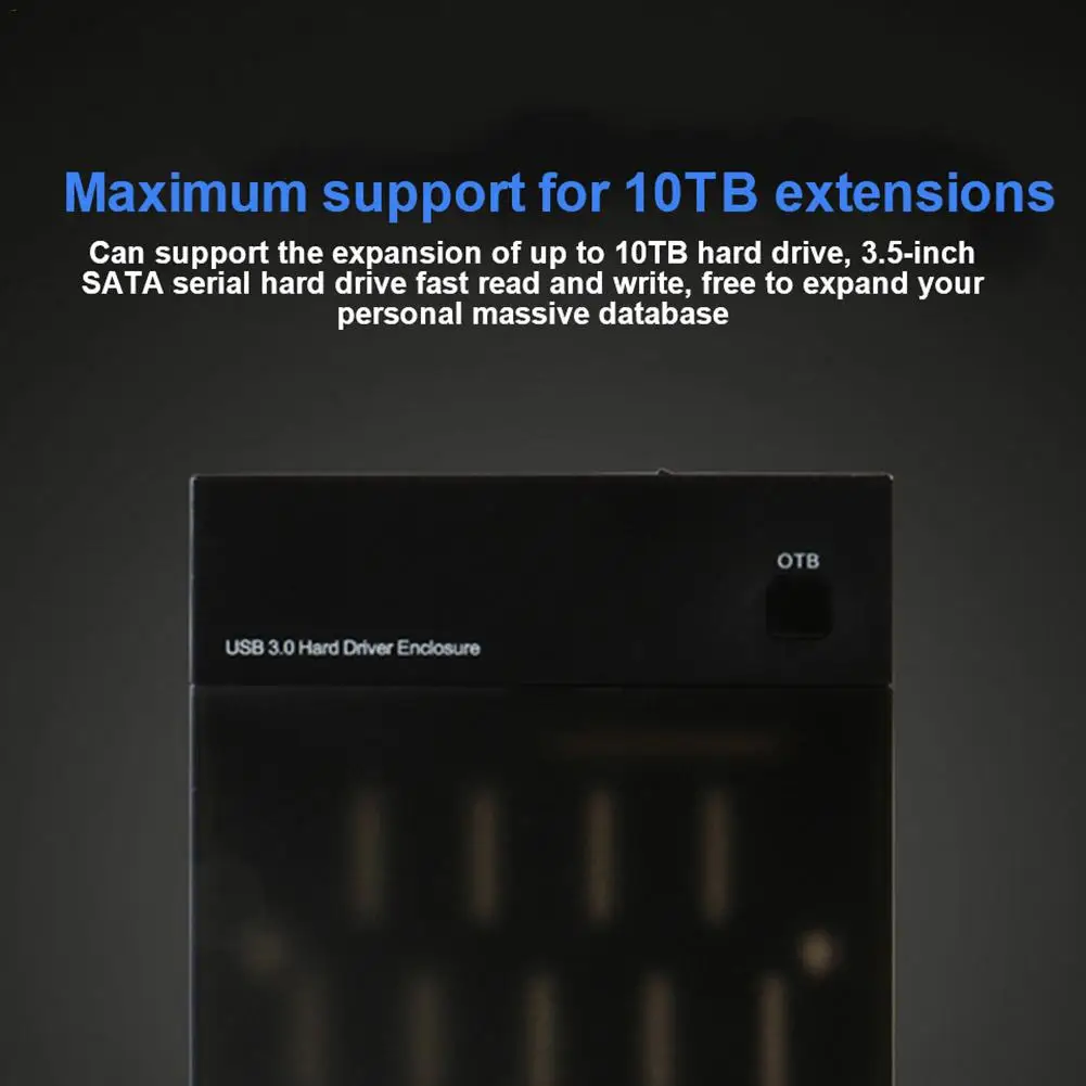 USB 3,0 2," 3,5" SATA жесткий диск Внешний корпус SSD HDD чехол для диска поддержка UASP 8 ТБ диски OTB One Touch Резервное копирование