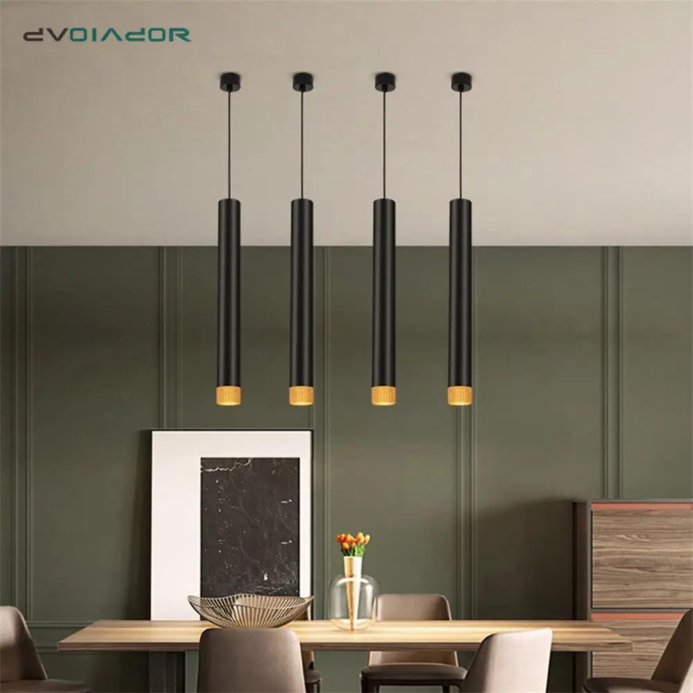 Подвесные светильники Nordic Led Потолочная Подвесная лампа длинная трубка