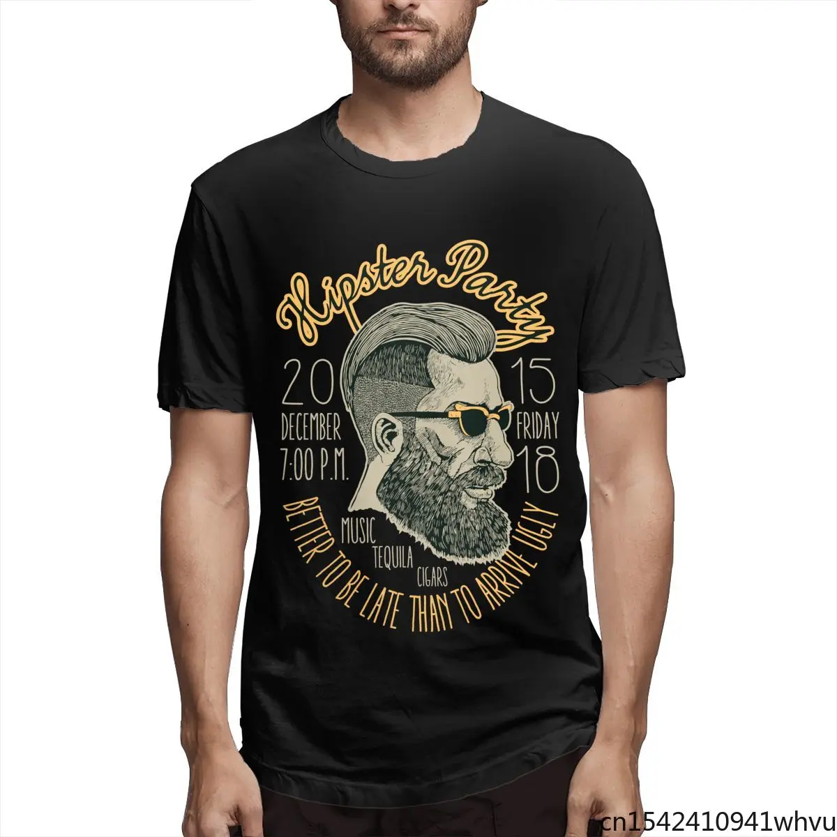 

Hipster Party Cool Man Fashion New 3D Printing Lycra Tee Tops Summer Hot Sale Short-sleeved Round Neck Men T-shirt