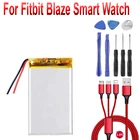 100% LSSP321830 батарея для Fitbit Blaze Смарт-часы новый литий-полимерный аккумулятор в наличии + USB кабель + набор инструментов