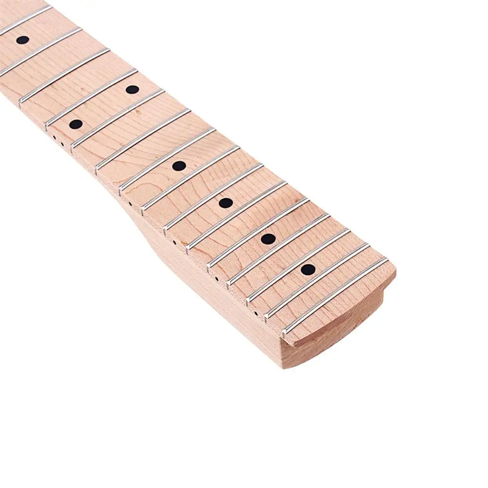 22 bünde e gitarre hals griffbrett ersatz st ahorn hals griffbrett für elektrische guitarra gitarre zubehör free global shipping