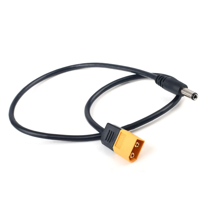 

Ultra-soft TS100/T12 XT60 Bullet Connector to Male DC5525/DC5521 Power Cable for Fly FPV Multirotor Field Repairs Apply 4.9