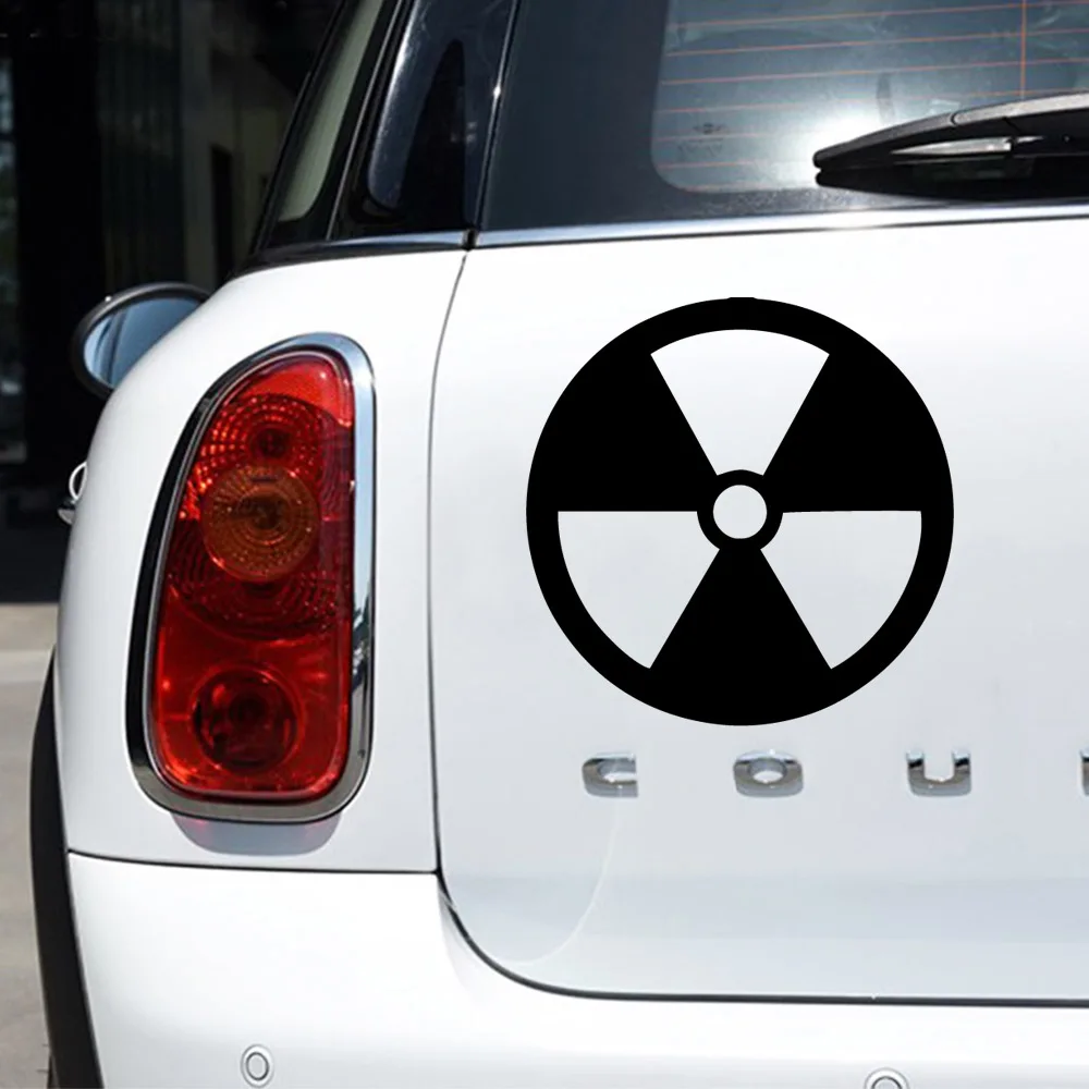 

Funny nuclear sign Car Sticker For Chevrolet Cruze Cruz Sports Styling Auto Racing Decoration Accessories