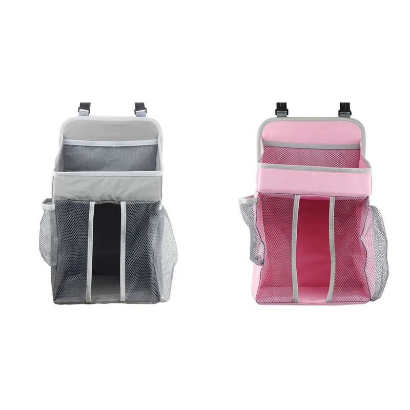 

Baby Crib Hanging Storage Bag Diaper Nappy Organizer Cot Bed Organizer Bag Infant Essentials Diaper Caddy