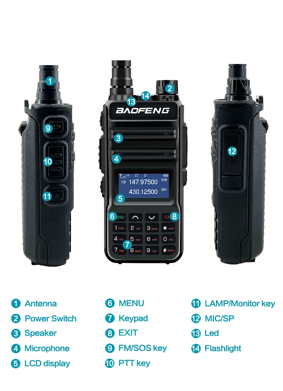 2pack baofeng uv10r pro 10w walkie talkie transmitter long range uv 10r pro two way radio 128ch vhf uhf 136 174mhz 400 520mhz free global shipping