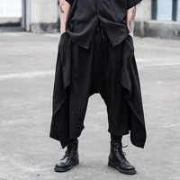2022 mens new singer stage style classic dark personality yamamoto style casual loose trousers skirt