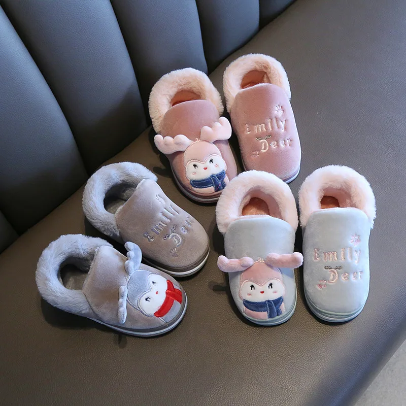 Тапочки унисекс с героями мультфильмов милые пушистые тапочки домашняя теплая