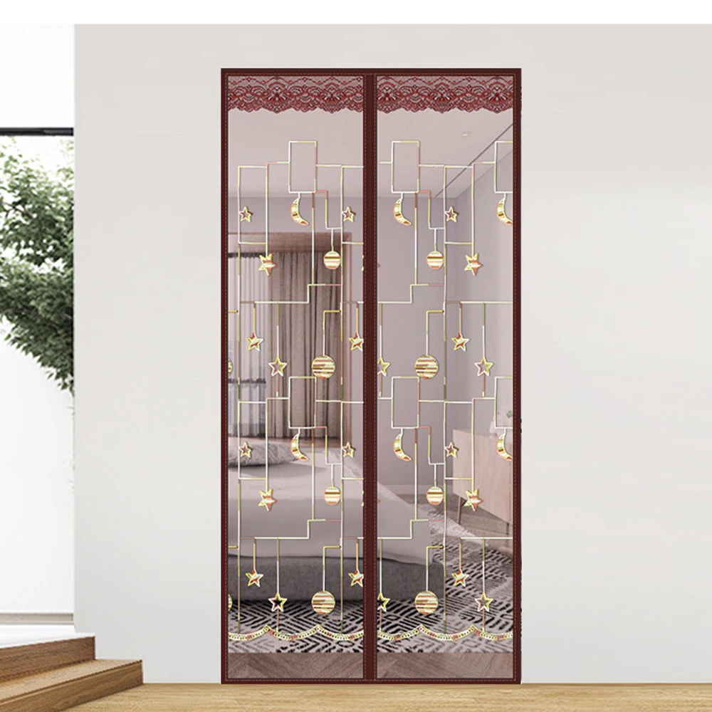 Москитная сетка на магните для защиты от насекомых автоматическое закрытие