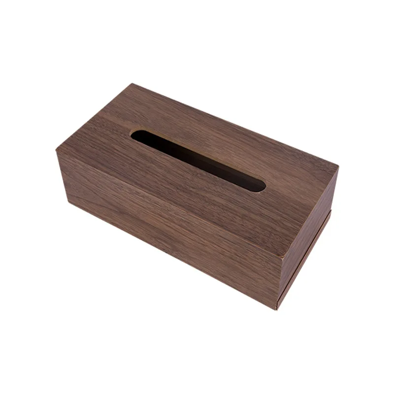 

Retro Wooden Tissue Box Holder Household Rectangular Napkin Boxs Coffee Table Desktop Decoration Toilet Removable Tissue Box New