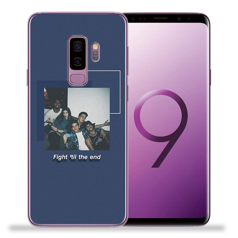 Чехол для телефона с волком Samsung S6 S7 S8 S9 S10 EDGE Plus Lite A10 A30 A40 A50 note8 note9 note10 мягкий чехол