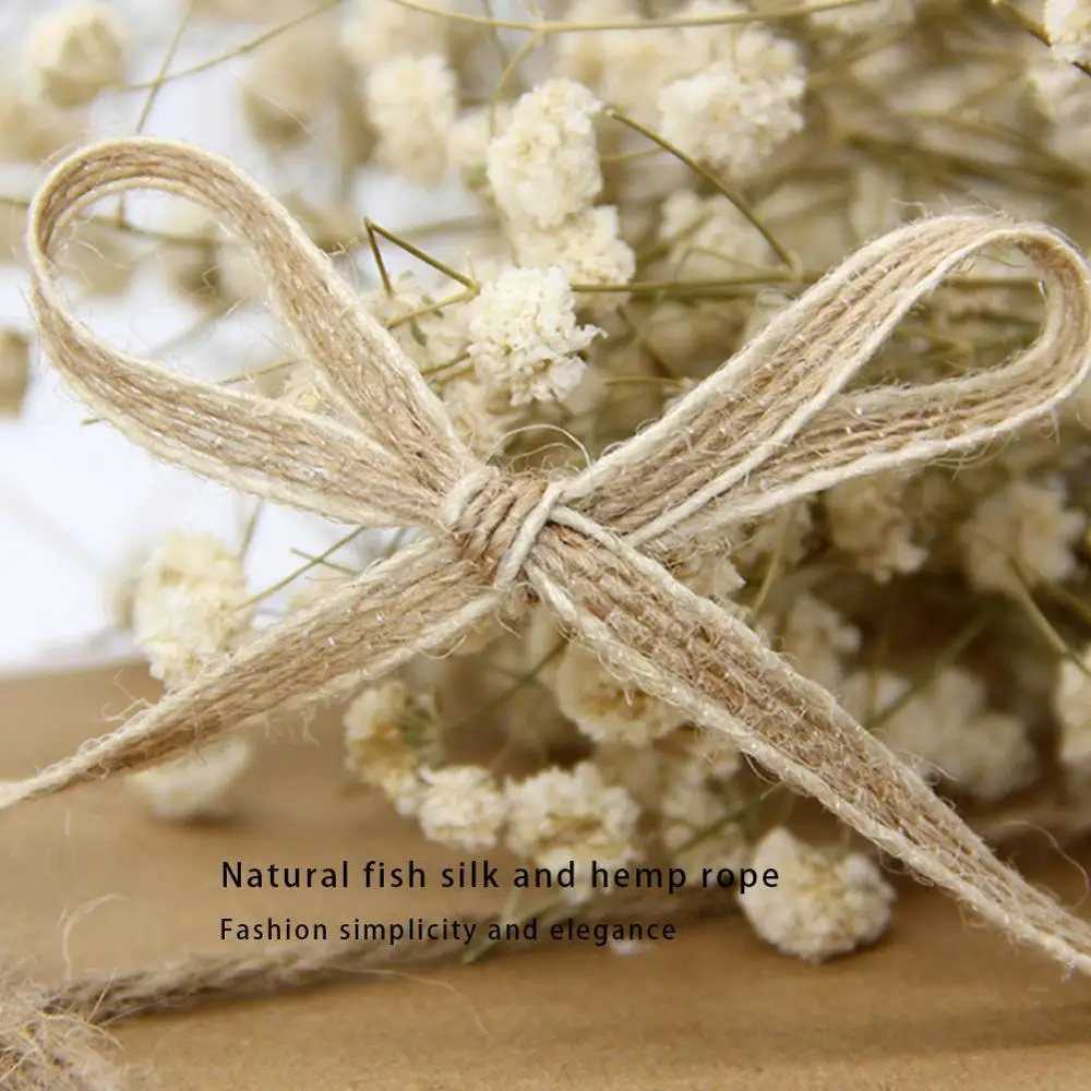 10 м/рулон джутовой рулонов гессенской лента с кружевом винтажные Свадебные