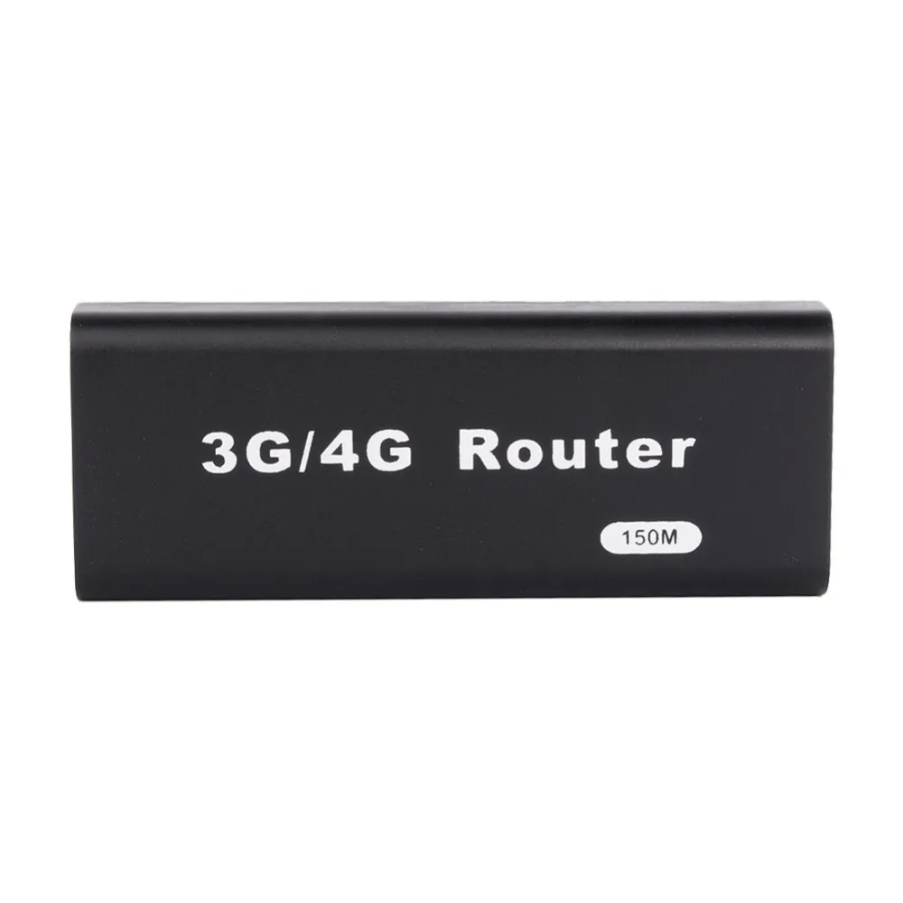 Абсолютно портативный мини роутер 3G/4G WiFi беспроводной Usb Wlan 4G точка доступа 150 Мбит/с RJ45 USB WiFi роутер для iOS Android мобильного телефона