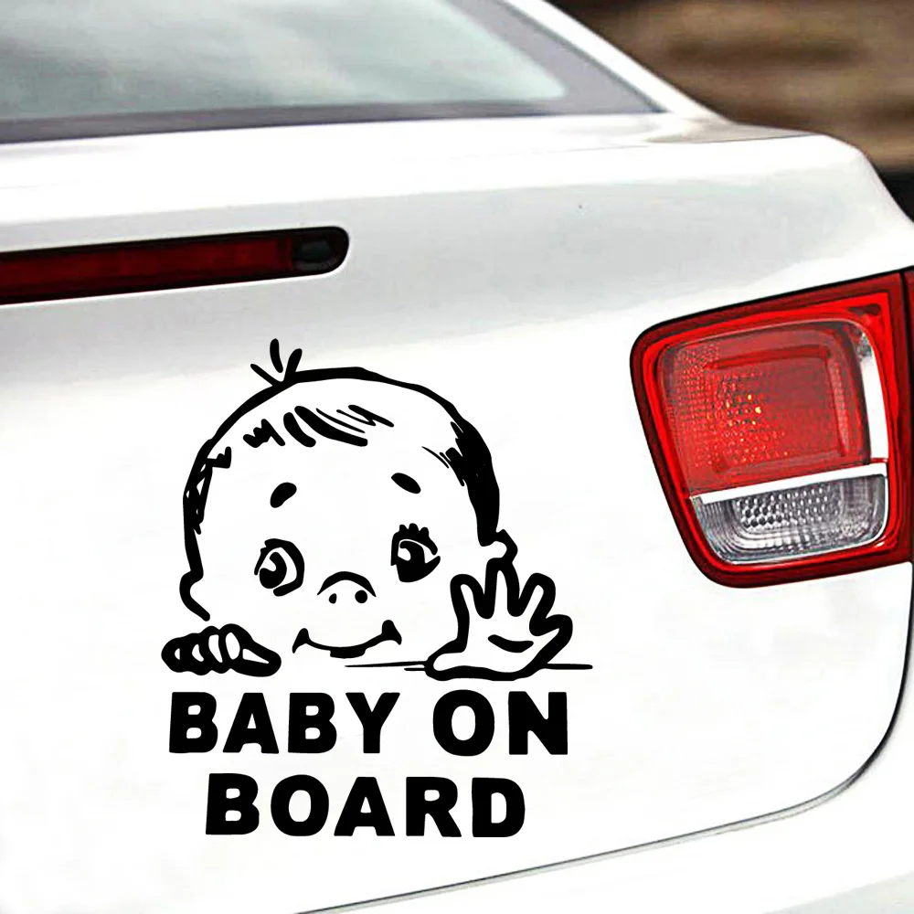 Креативные наклейки Малыш на доске модная мультяшная наклейка СССР автомобиль